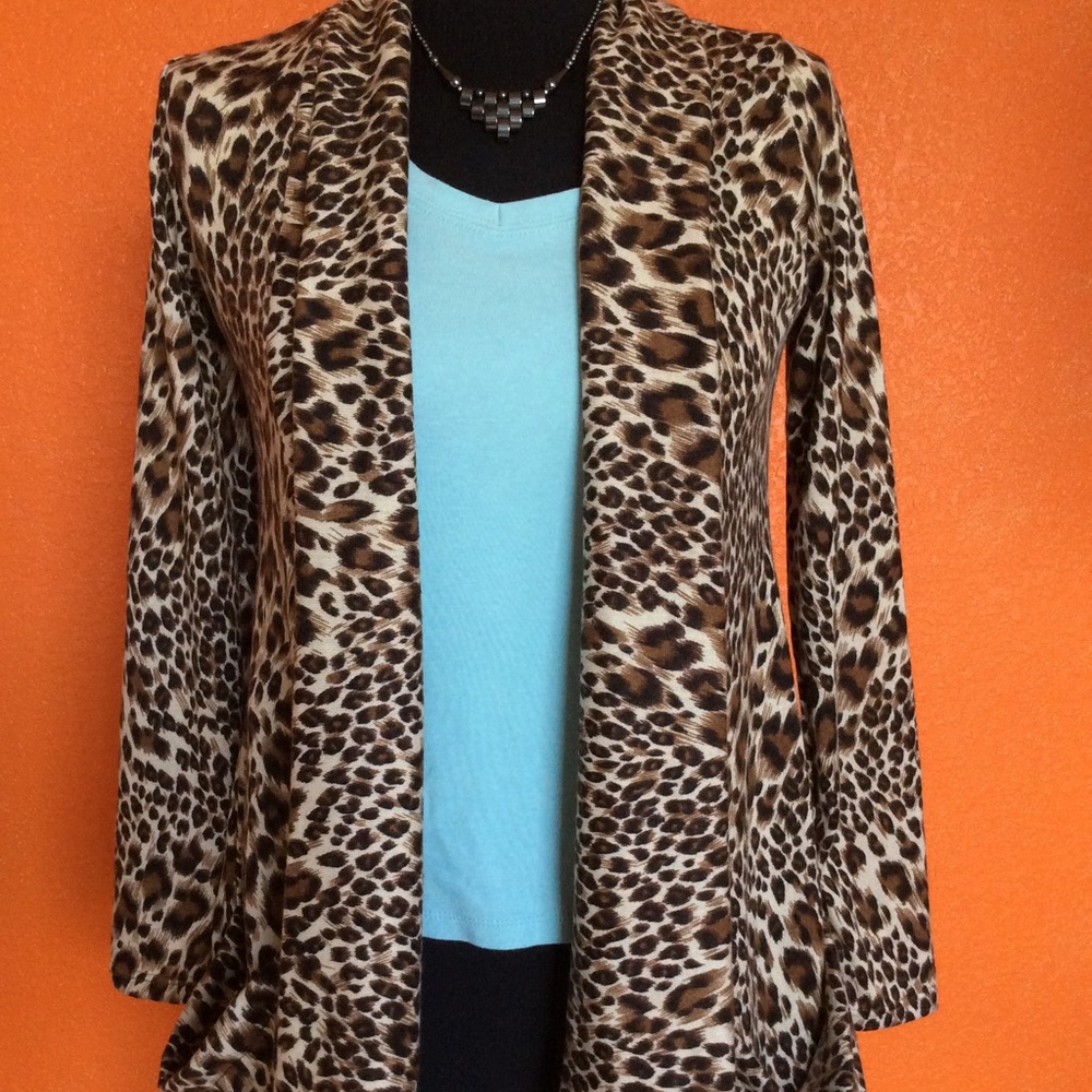 Fabulous Leopard Flyaway Cardigan.